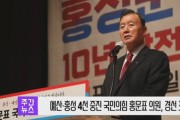 예산·홍성 4선 중진 국민의힘 홍문표 의원, 경선 포기 선언